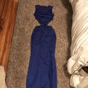 Blue maxi dress